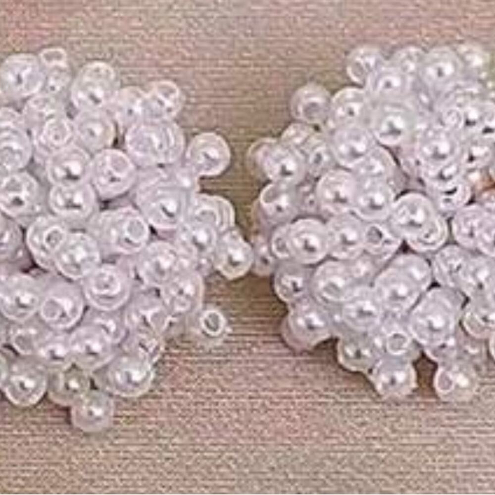 Pearl Cluster Earrings